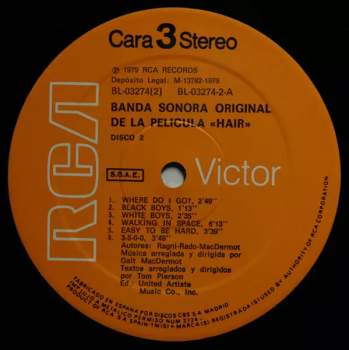 Galt MacDermot: Hair (Banda Sonora Original De La Pelicula)