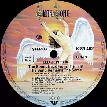Led Zeppelin: The Soundtrack From The Film The Song Remains The Same