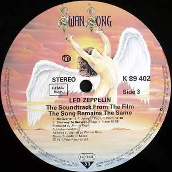 Led Zeppelin: The Soundtrack From The Film The Song Remains The Same