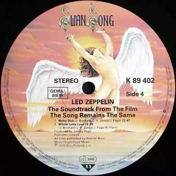 Led Zeppelin: The Soundtrack From The Film The Song Remains The Same
