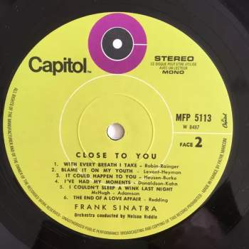 Frank Sinatra: Close To You