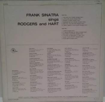 Frank Sinatra: Frank Sinatra Sings Rodgers And Hart