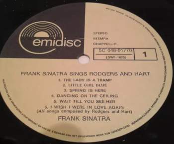 Frank Sinatra: Frank Sinatra Sings Rodgers And Hart