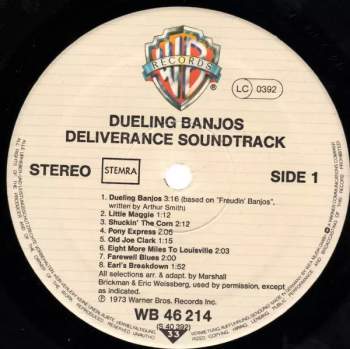 Eric Weissberg: Dueling Banjos From The Original Motion Picture Soundtrack Deliverance And Additional Music