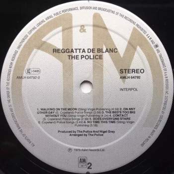 The Police: Reggatta De Blanc