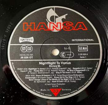 Boney M.: Nightflight To Venus