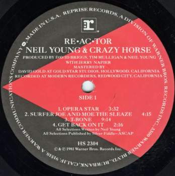 Neil Young & Crazy Horse: Re·ac·tor