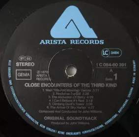 John Williams: Close Encounters Of The Third Kind (Original Motion Picture Soundtrack)