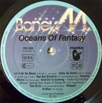Boney M.: Oceans Of Fantasy (OBŘÍ ROZKLÁDACÍ OBAL)