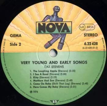 Cat Stevens: Very Young And Early Songs