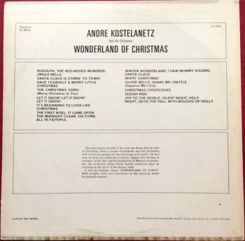 Andre Kostelanetz And His Orchestra: Wonderland Of Christmas