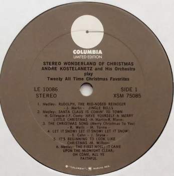 Andre Kostelanetz And His Orchestra: Wonderland Of Christmas