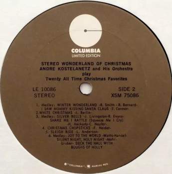 Andre Kostelanetz And His Orchestra: Wonderland Of Christmas