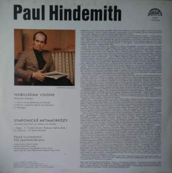 The Czech Philharmonic Orchestra: Symfonické Metamorfózy / Nobilissima Visione