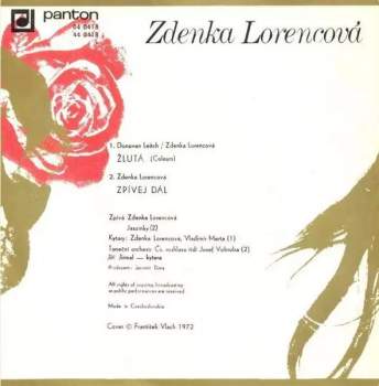 Zdenka Lorencová: Žlutá (Colours) / Zpívej Dál