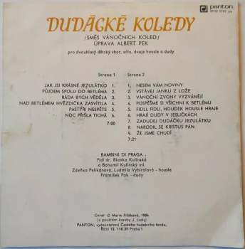 Bambini Di Praga: Dudácké Koledy (Směs Vánočních Koled)