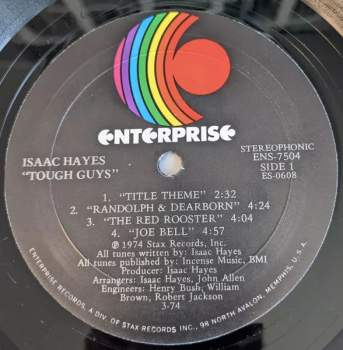 Isaac Hayes: Tough Guys (Music From The Soundtrack Of The Paramount Release 'Three Tough Guys')