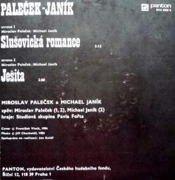 Paleček-Janík: Slušovická Romance / Ješita