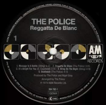 The Police: Reggatta De Blanc