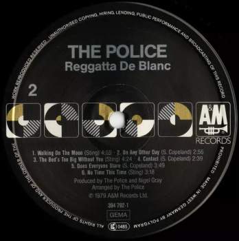 The Police: Reggatta De Blanc
