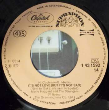 Merle Haggard: Workin' Man Blues / It's Not Love (But It's Not Bad)