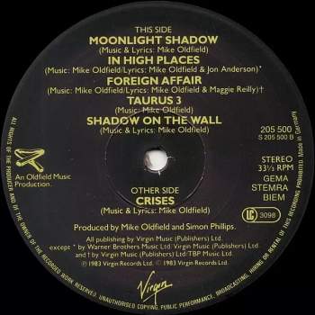 Mike Oldfield: Crises