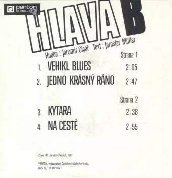 Hlava B: Vehikl Blues / Jedno Krásný Ráno / Kytara / Na Cestě
