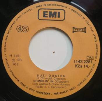 Suzi Quatro: Stumblin' In / A Stranger With You