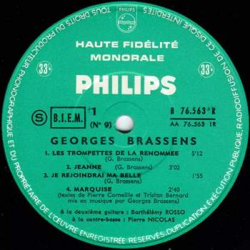 Georges Brassens: N° 9