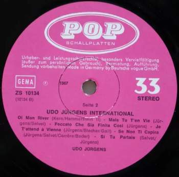 Udo Jürgens: International