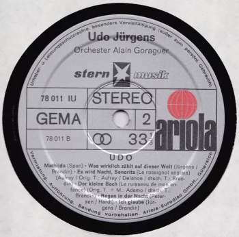 Udo Jürgens: Udo