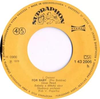 Dean Reed: Hey Babe / For Baby