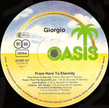 Giorgio Moroder: From Here To Eternity