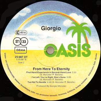 Giorgio Moroder: From Here To Eternity
