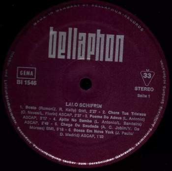 Lalo Schifrin & Orchestra: Lalo Schifrin