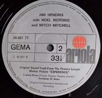 Jimi Hendrix: Experience (Original Sound Track From The Feature Length Motion Picture)