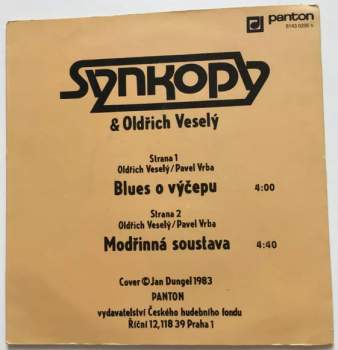 Oldřich Veselý: Blues O Výčepu / Modřinná Soustava