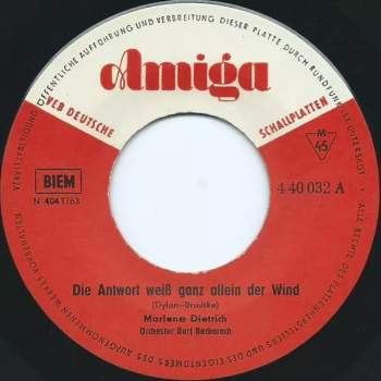 Marlene Dietrich: Marlene Dietrich Singt