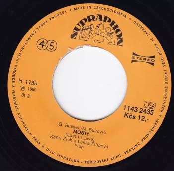 Karel Zich: Mosty (Lost In Love) / Životopis