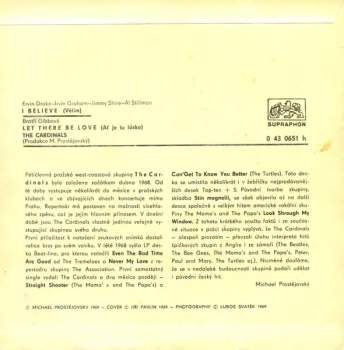 The Cardinals: I Believe (Věřím) / Let There Be Love (Ať Je Tu Láska)