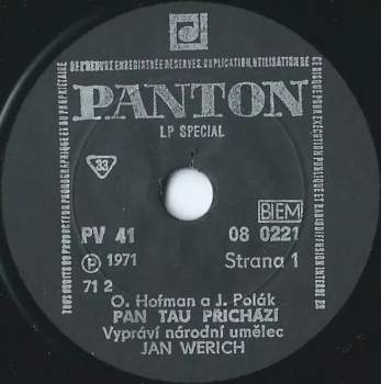 Jan Werich: Pan Tau Přichází % Pan Tau Naděluje
