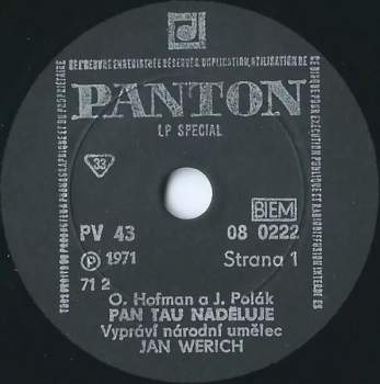 Jan Werich: Pan Tau Přichází % Pan Tau Naděluje
