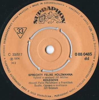 Felix Holzmann: Šprechty Felixe Holzmanna