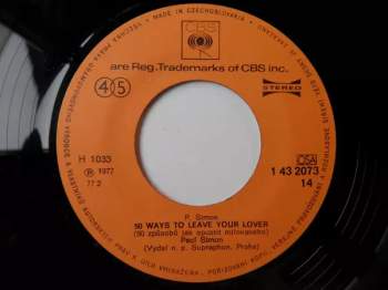 Paul Simon: 50 Ways To Leave Your Lover = 50 Způsobů Jak Opustit Milovaného / Gone At Last = Konečně Pryč
