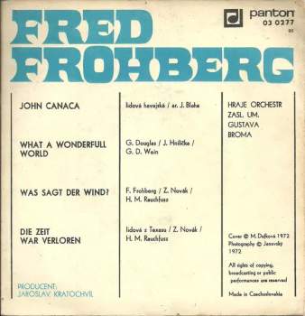 Fred Frohberg: John Canaca