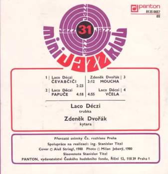 Zdeněk Dvořák: Mini Jazz Klub 31