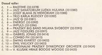 Vladimír Klusák: Mini Jazz Klub 15 (Vladimír Klusák Hraje Boogie Woogie)