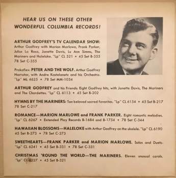Arthur Godfrey: Christmas With Arthur Godfrey And All The Little Godfreys