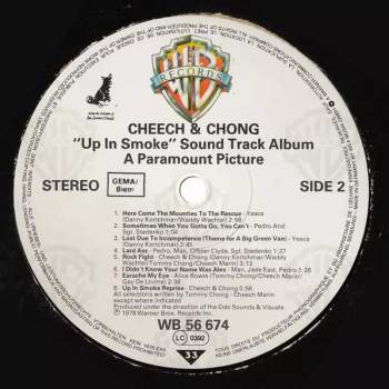 Cheech & Chong: Cheech & Chong "Up In Smoke" Sound Track Album