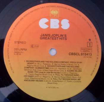 Janis Joplin: Janis Joplin's Greatest Hits